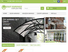 Tablet Screenshot of envyawnings.com